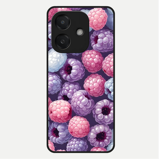  Berry Candy Pop Glass Case For Oppo A3x 5G back cover – full design glossy printed glass finish
