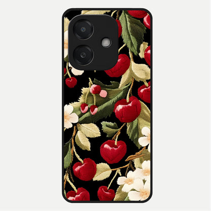  Blooming Spendor Bird Glass Case For Oppo A3x 5G back cover – full design glossy printed glass finish