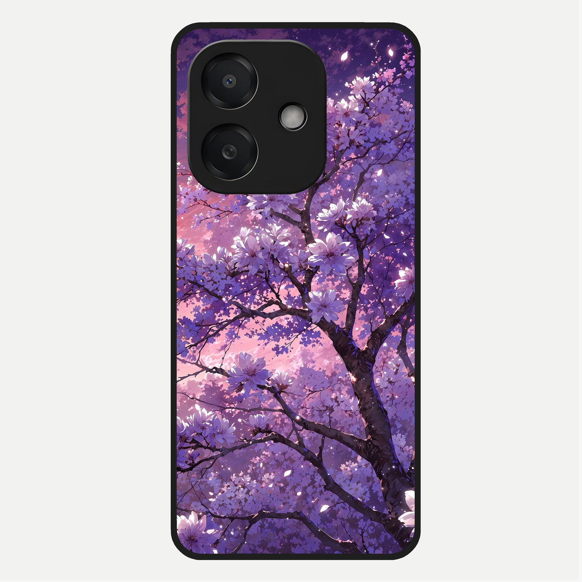  Blossom Tree Glass Case For Oppo A3x 5G back cover – full design glossy printed glass finish