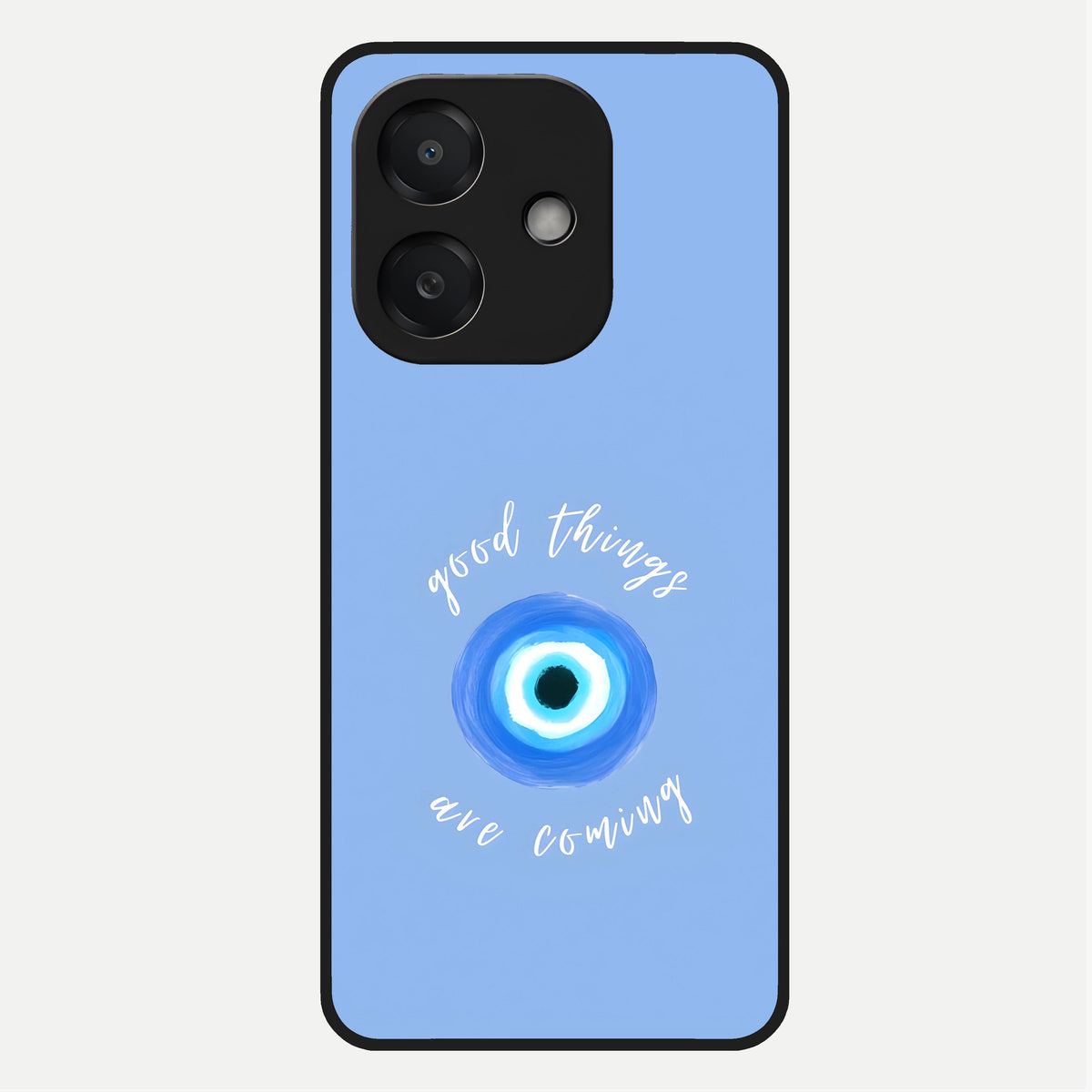  Bright Future Ahead Glass Case For Oppo A3x 5G back cover – full design glossy printed glass finish