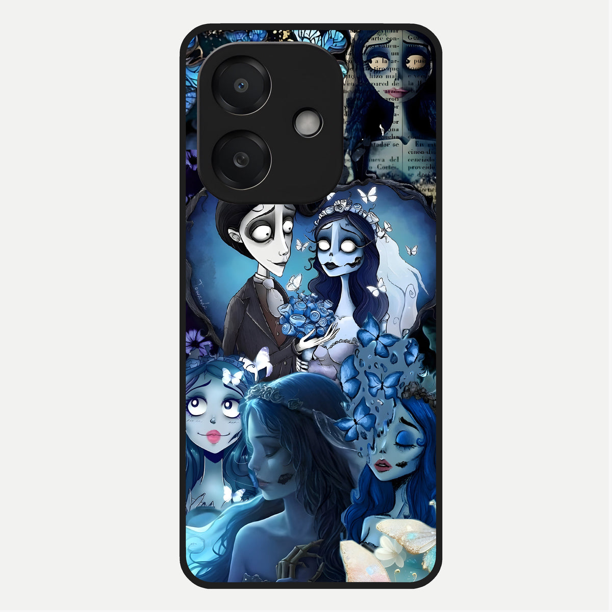  Butterfly Ghost Soul Glass Case For Oppo A3x 5G back cover – full design glossy printed glass finish