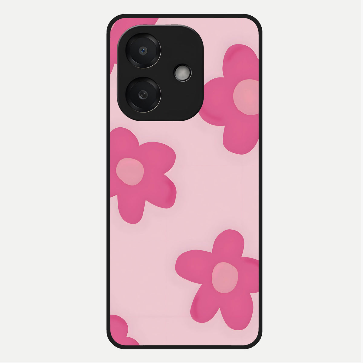 Candy Bloom Dreams Glass Case For Oppo A3x 5G back cover – full design glossy printed glass finish