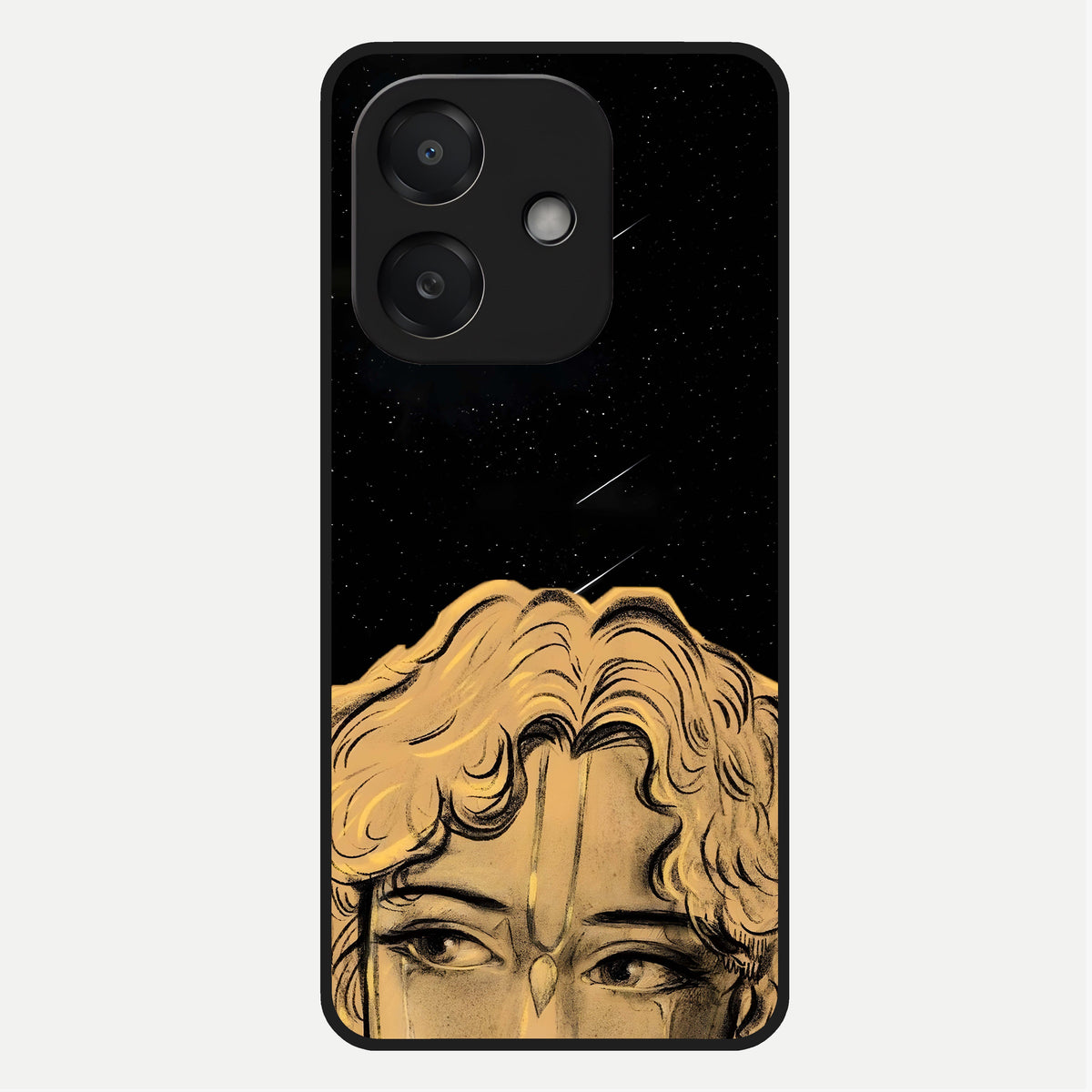  Celestial Gods Plan Glass Case For Oppo A3x 5G back cover – full design glossy printed glass finish