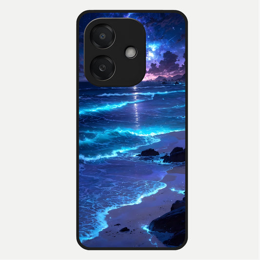  Classic Damn Look Glass Case For Oppo A3x 5G back cover – full design glossy printed glass finish
