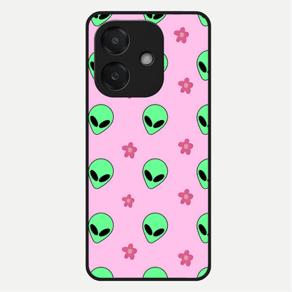  Cosmic Cute Crush Glass Case For Oppo A3x 5G back cover – full design glossy printed glass finish
