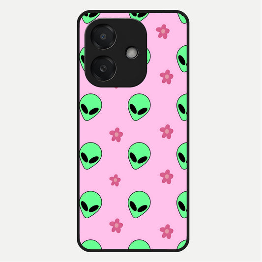  Cosmic Cute Crush Glass Case For Oppo A3x 5G back cover – full design glossy printed glass finish