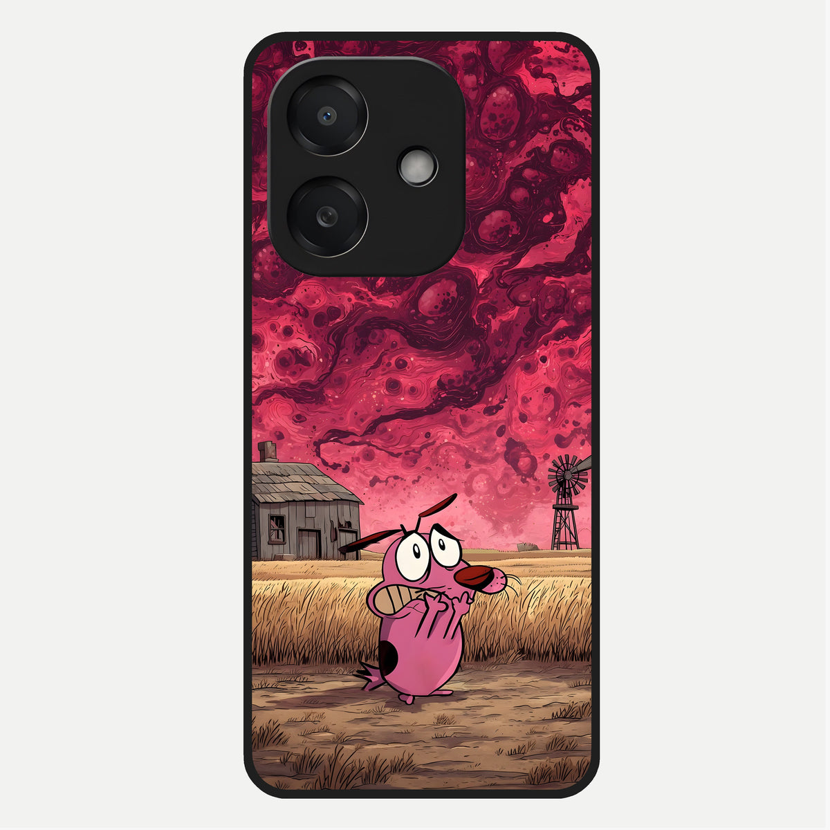  Courage Under Sky Glass Case For Oppo A3x 5G back cover – full design glossy printed glass finish