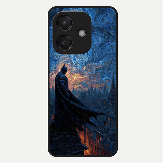  Dark Knight Dusk Glass Case For Oppo A3x 5G back cover – full design glossy printed glass finish