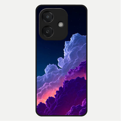  Dreamy Cloud Skies Glass Case For Oppo A3x 5G back cover – full design glossy printed glass finish