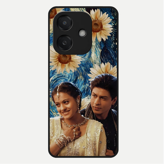  Eternal Love Story Glass Case For Oppo A3x 5G back cover – full design glossy printed glass finish