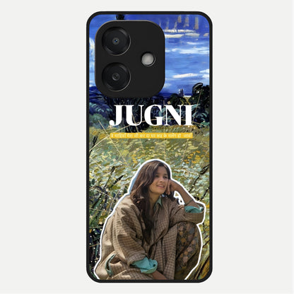  Jugni Soul Vibes Glass Case For Oppo A3x 5G back cover – full design glossy printed glass finish