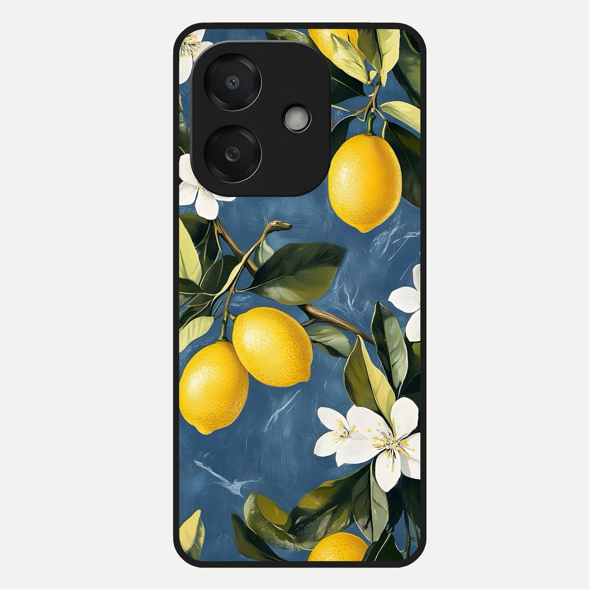  Lemon Dream Garden Glass Case For Oppo A3x 5G back cover – full design glossy printed glass finish