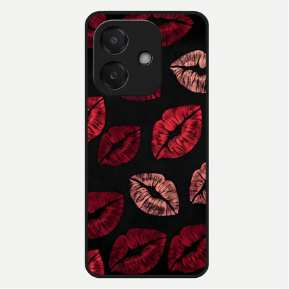  Midnight Kiss Love Glass Case For Oppo A3x 5G back cover – full design glossy printed glass finish