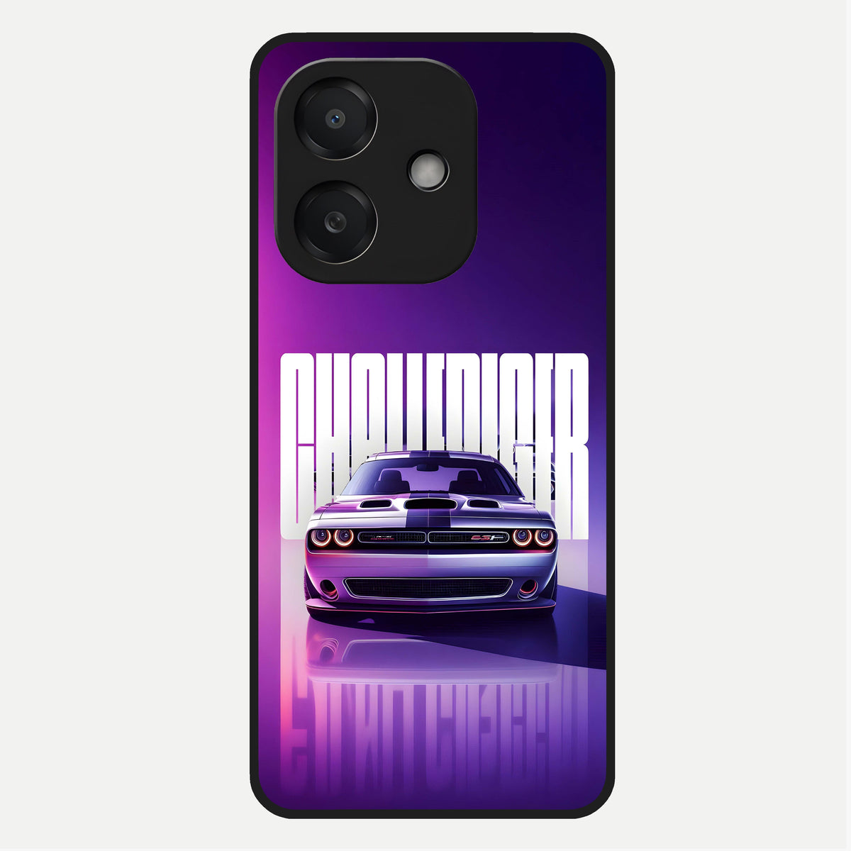  Midnight Muscle Ride Glass Case For Oppo A3x 5G back cover – full design glossy printed glass finish