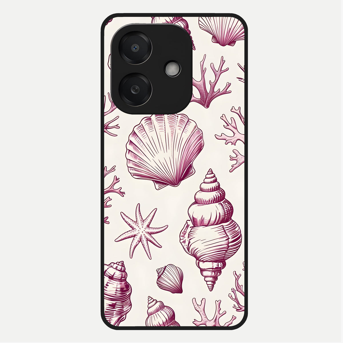  Pink Power Sparks Glass Case For Oppo A3x 5G back cover – full design glossy printed glass finish