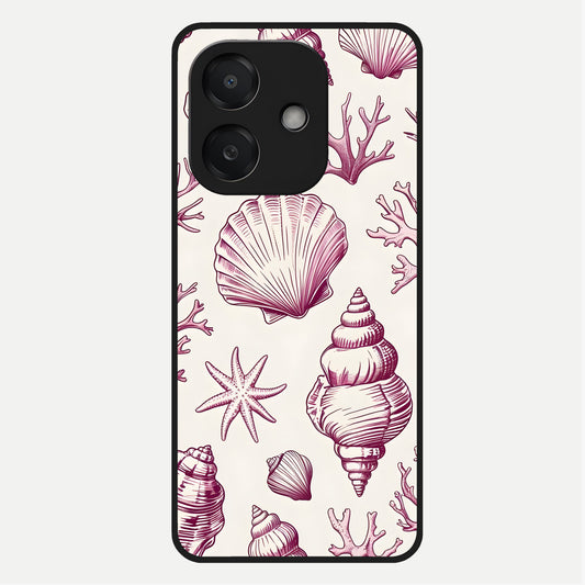  Pink Power Sparks Glass Case For Oppo A3x 5G back cover – full design glossy printed glass finish