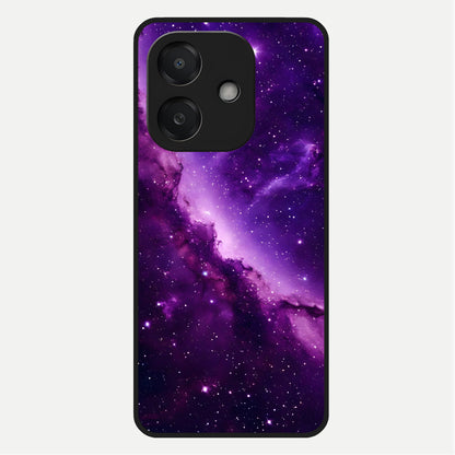  Purple Shade Sky Glass Case For Oppo A3x 5G back cover – full design glossy printed glass finish