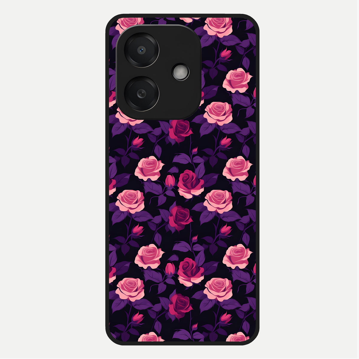  Rose Garden Twilight Glass Case For Oppo A3x 5G back cover – full design glossy printed glass finish