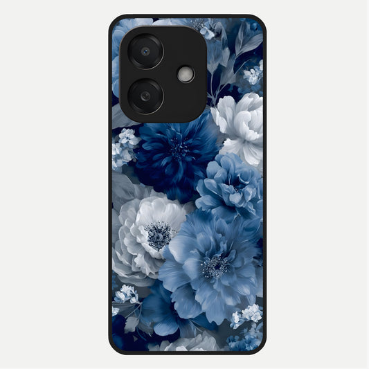  Royal Bloom Garden Glass Case For Oppo A3x 5G back cover – full design glossy printed glass finish