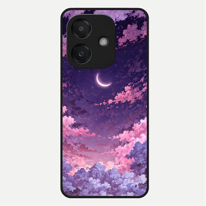  Sky Drift Clouds Glass Case For Oppo A3x 5G back cover – full design glossy printed glass finish