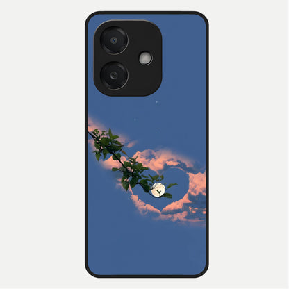  Sky Under Tree Glass Case For Oppo A3x 5G back cover – full design glossy printed glass finish