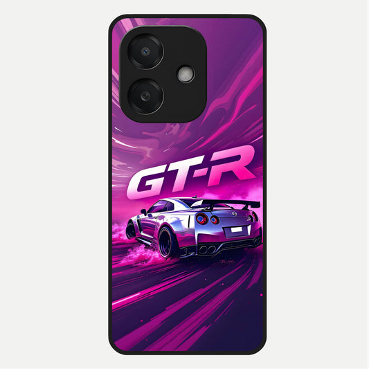  Speed Drift Legend Glass Case For Oppo A3x 5G back cover – full design glossy printed glass finish