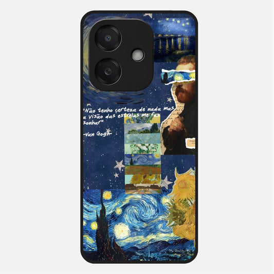  Starry Dream Vision Glass Case For Oppo A3x 5G back cover – full design glossy printed glass finish