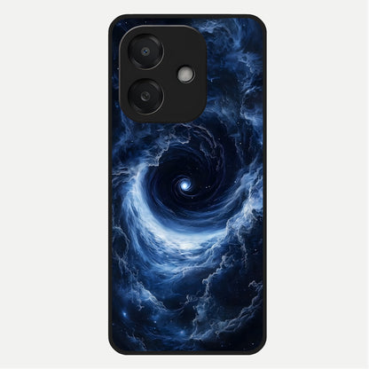  Stunning Galaxy Glass Case For Oppo A3x 5G back cover – full design glossy printed glass finish