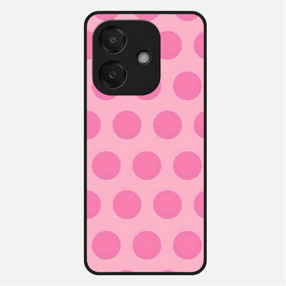  Sweet Dot Dreams Glass Case For Oppo A3x 5G back cover – full design glossy printed glass finish