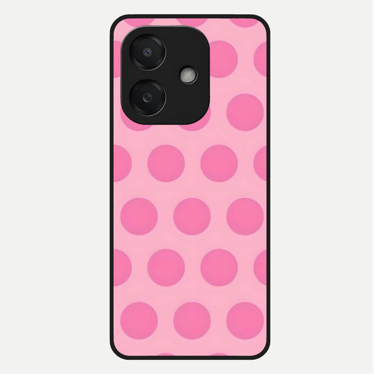  Sweet Dot Dreams Glass Case For Oppo A3x 5G back cover – full design glossy printed glass finish