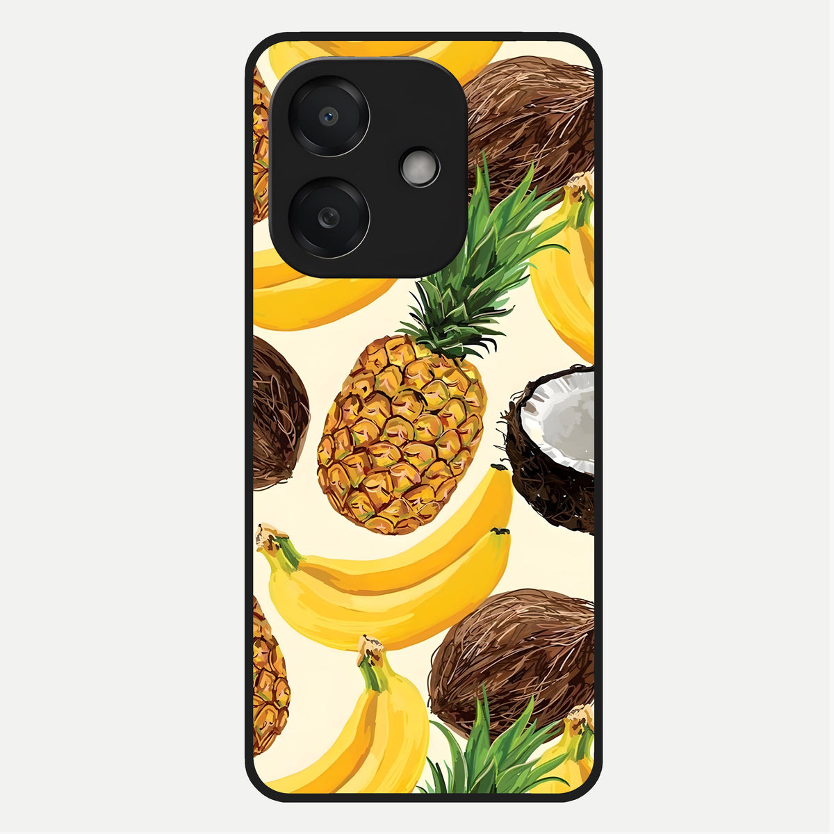  Tropical Fruit Mood Glass Case For Oppo A3x 5G back cover – full design glossy printed glass finish