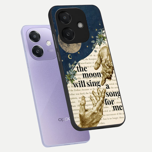  Aesthetic Divine phone case For Oppo A3x 5G showing premium glass back cover with detailed artwork