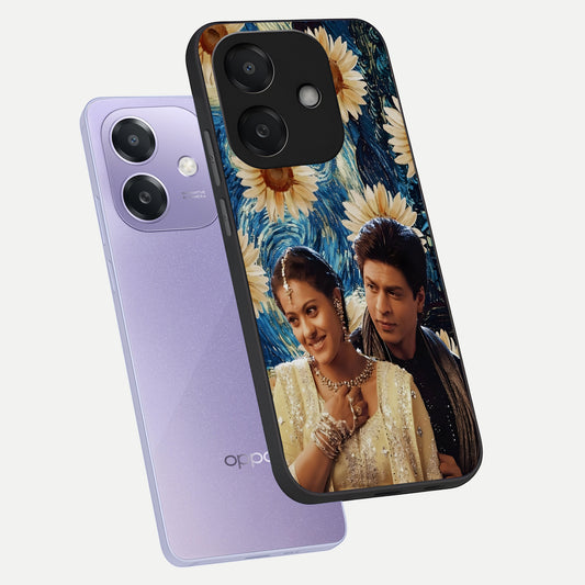  Eternal Love Story phone case For Oppo A3x 5G showing premium glass back cover with detailed artwork