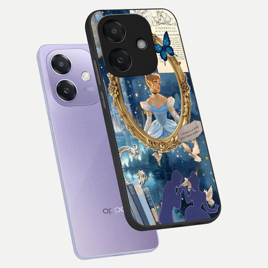  Midnight Queen phone case For Oppo A3x 5G showing premium glass back cover with detailed artwork