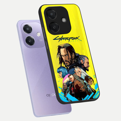  Neon Rebel Genesis phone case For Oppo A3x 5G showing premium glass back cover with detailed artwork