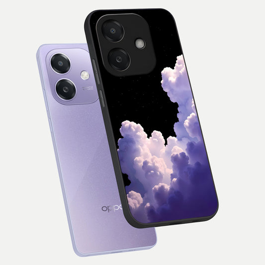  Starlit Night Whispers phone case For Oppo A3x 5G showing premium glass back cover with detailed artwork