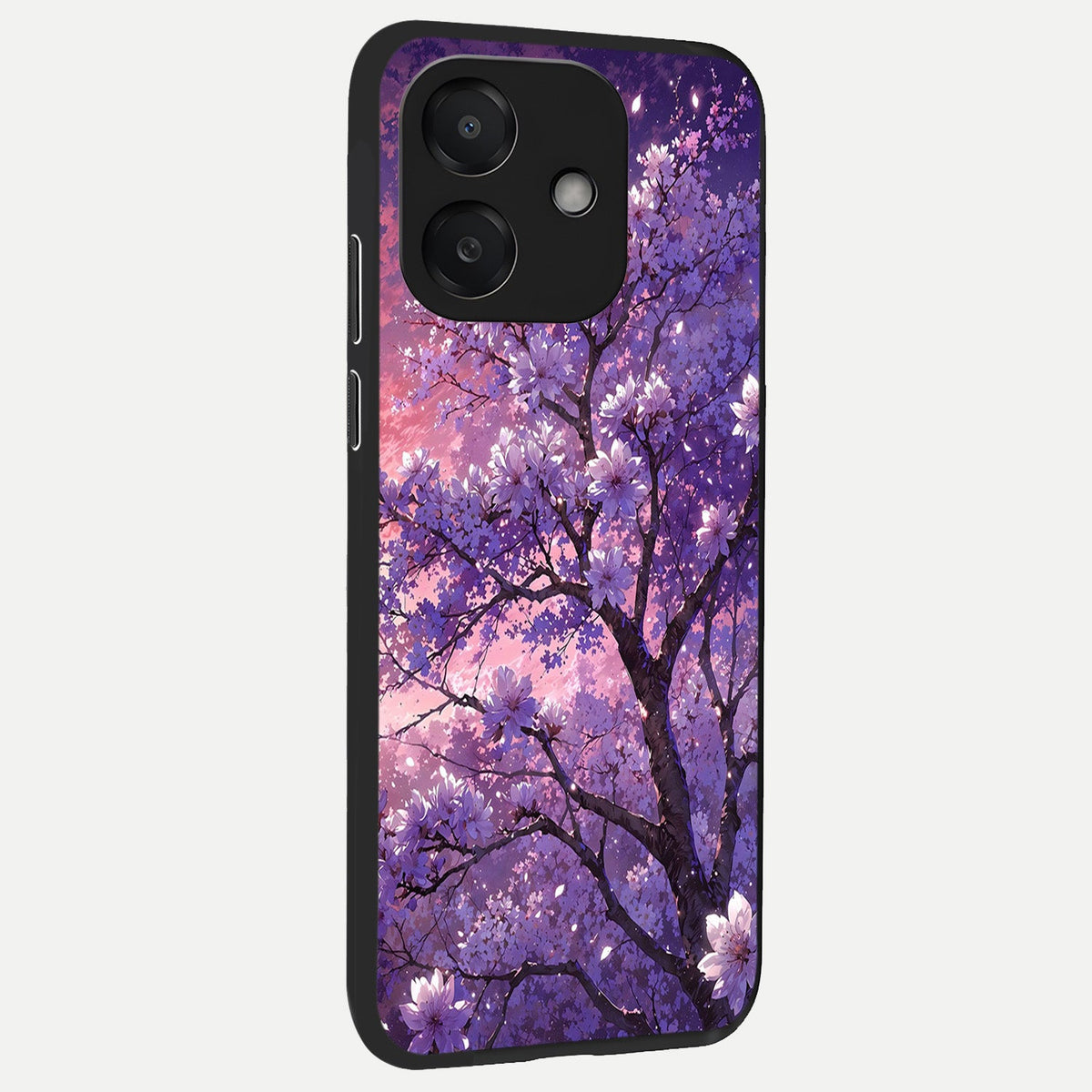  Blossom Tree back cover For Oppo A3x 5G slim fit glass case with vibrant aesthetic design