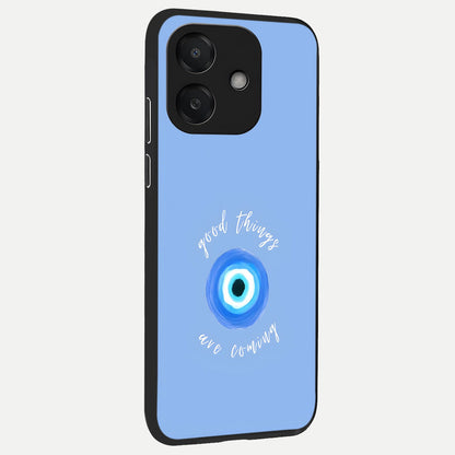  Bright Future Ahead back cover For Oppo A3x 5G slim fit glass case with vibrant aesthetic design