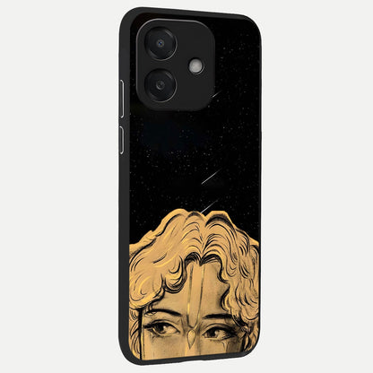  Celestial Gods Plan back cover For Oppo A3x 5G slim fit glass case with vibrant aesthetic design