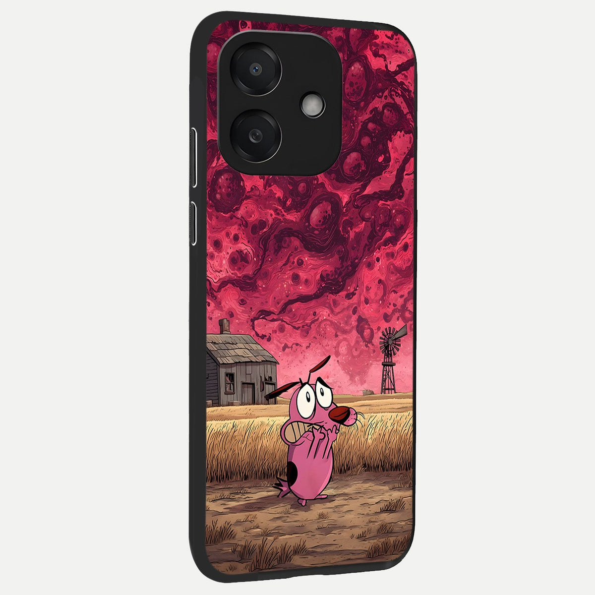  Courage Under Sky back cover For Oppo A3x 5G slim fit glass case with vibrant aesthetic design