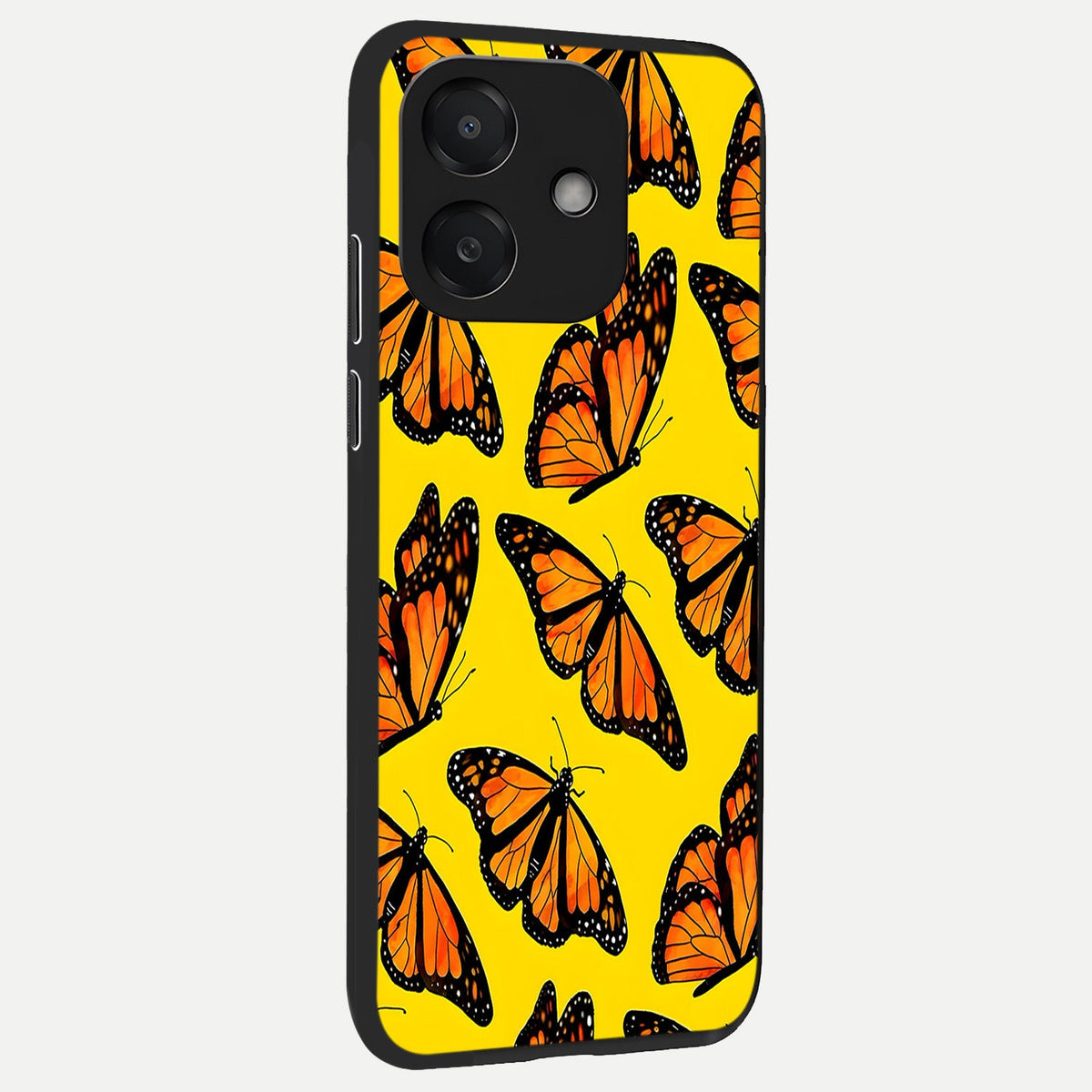  Golden Wing Flight back cover For Oppo A3x 5G slim fit glass case with vibrant aesthetic design
