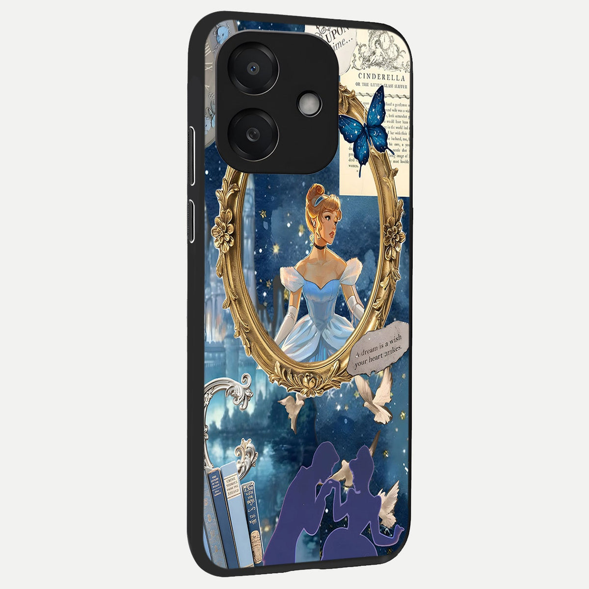  Midnight Queen back cover For Oppo A3x 5G slim fit glass case with vibrant aesthetic design