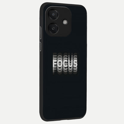  Mono Focus Vision back cover For Oppo A3x 5G slim fit glass case with vibrant aesthetic design