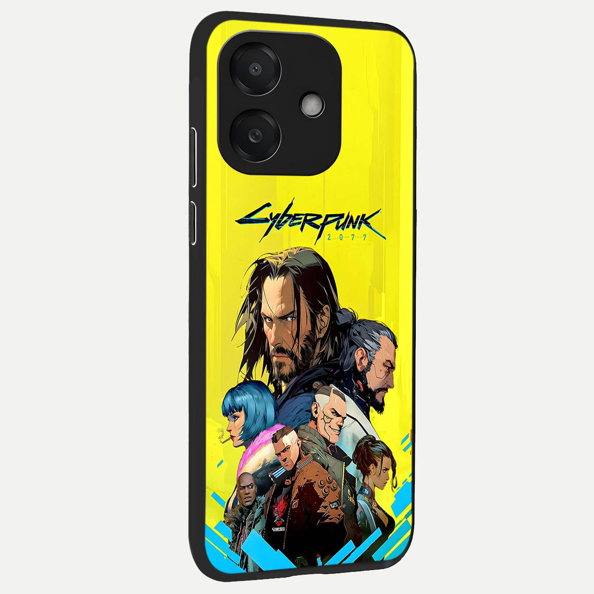  Neon Rebel Genesis back cover For Oppo A3x 5G slim fit glass case with vibrant aesthetic design