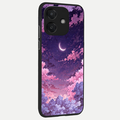  Sky Drift Clouds back cover For Oppo A3x 5G slim fit glass case with vibrant aesthetic design