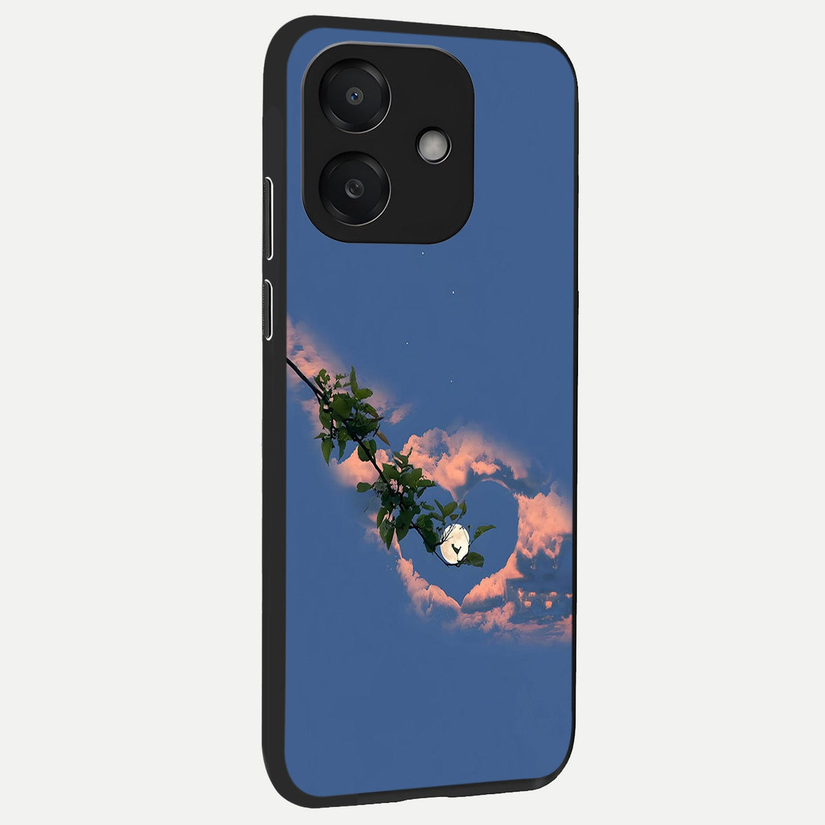  Sky Under Tree back cover For Oppo A3x 5G slim fit glass case with vibrant aesthetic design