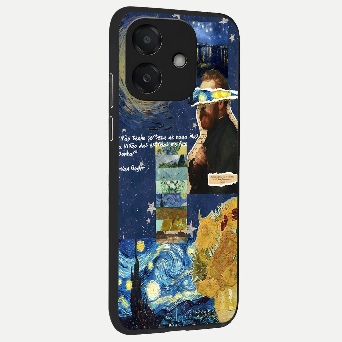  Starry Dream Vision back cover For Oppo A3x 5G slim fit glass case with vibrant aesthetic design