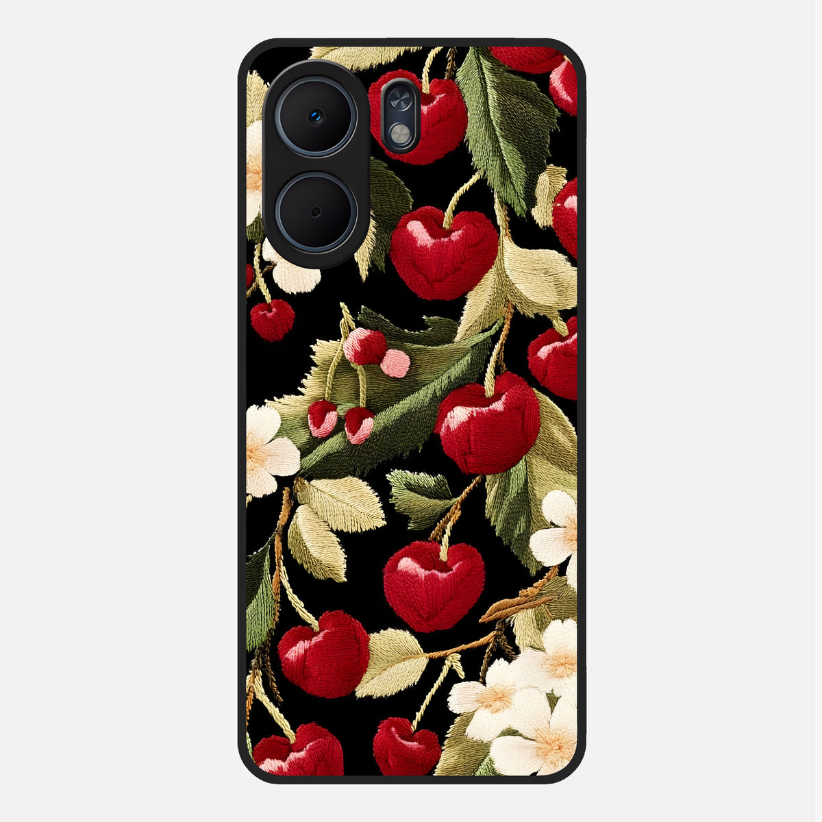  Blooming Spendor Bird Glass Case For Oppo A5x 5G back cover – full design glossy printed glass finish