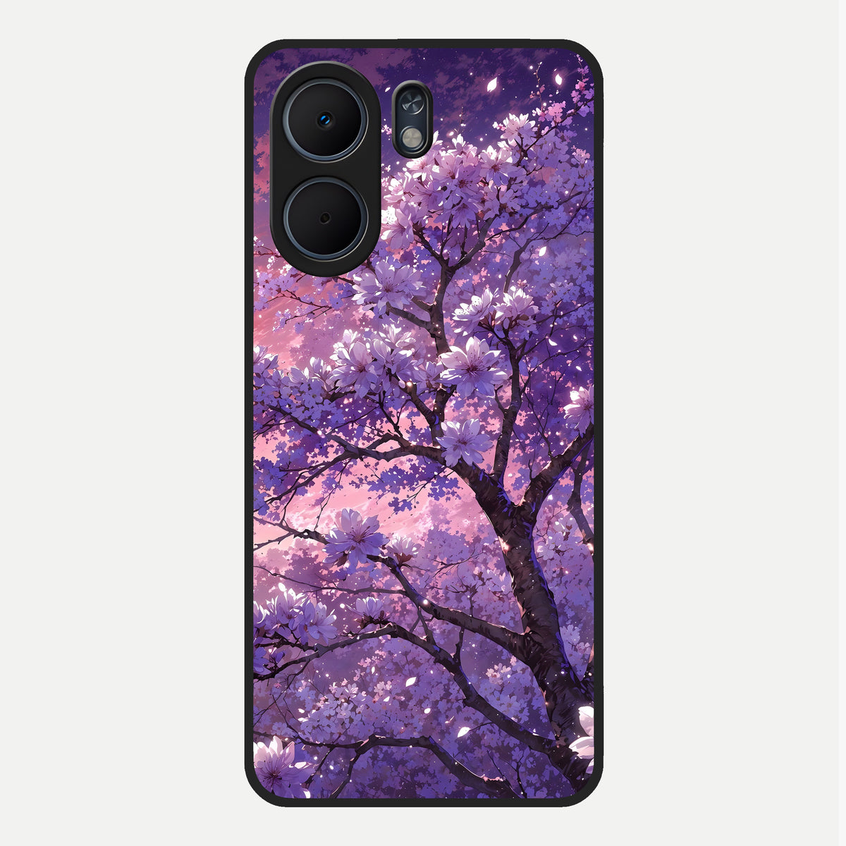  Blossom Tree Glass Case For Oppo A5x 5G back cover – full design glossy printed glass finish