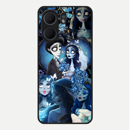  Butterfly Ghost Soul Glass Case For Oppo A5x 5G back cover – full design glossy printed glass finish